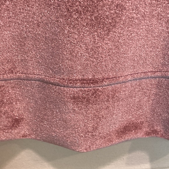 Anthropologie Mock Turtleneck Short Sleeve Velour Top Size Medium - Picture 2 of 5